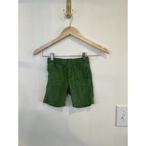 Tea Collection Green Pull On Shorts 3T Cotton Casual Toddler